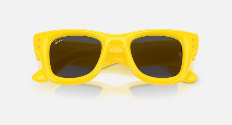Ray Ban Ray Ban Wayfarer Puffer Polished Yellow | Ultra Black
