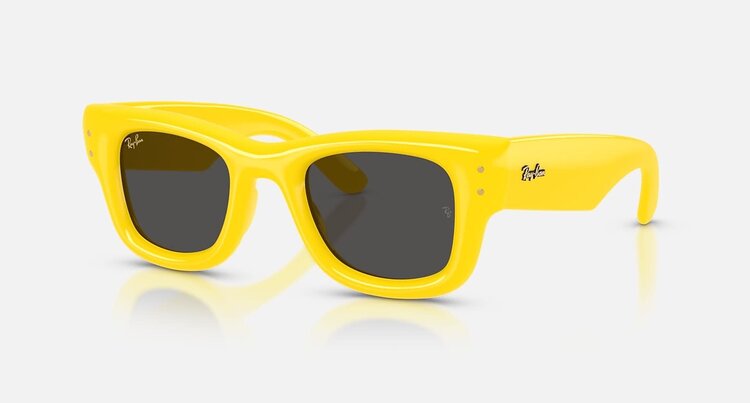 Ray Ban Ray Ban Wayfarer Puffer Polished Yellow | Ultra Black