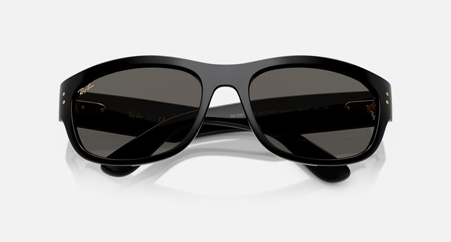 Ray Ban Mega Balorama Large Polished Black | Ultra Black - The