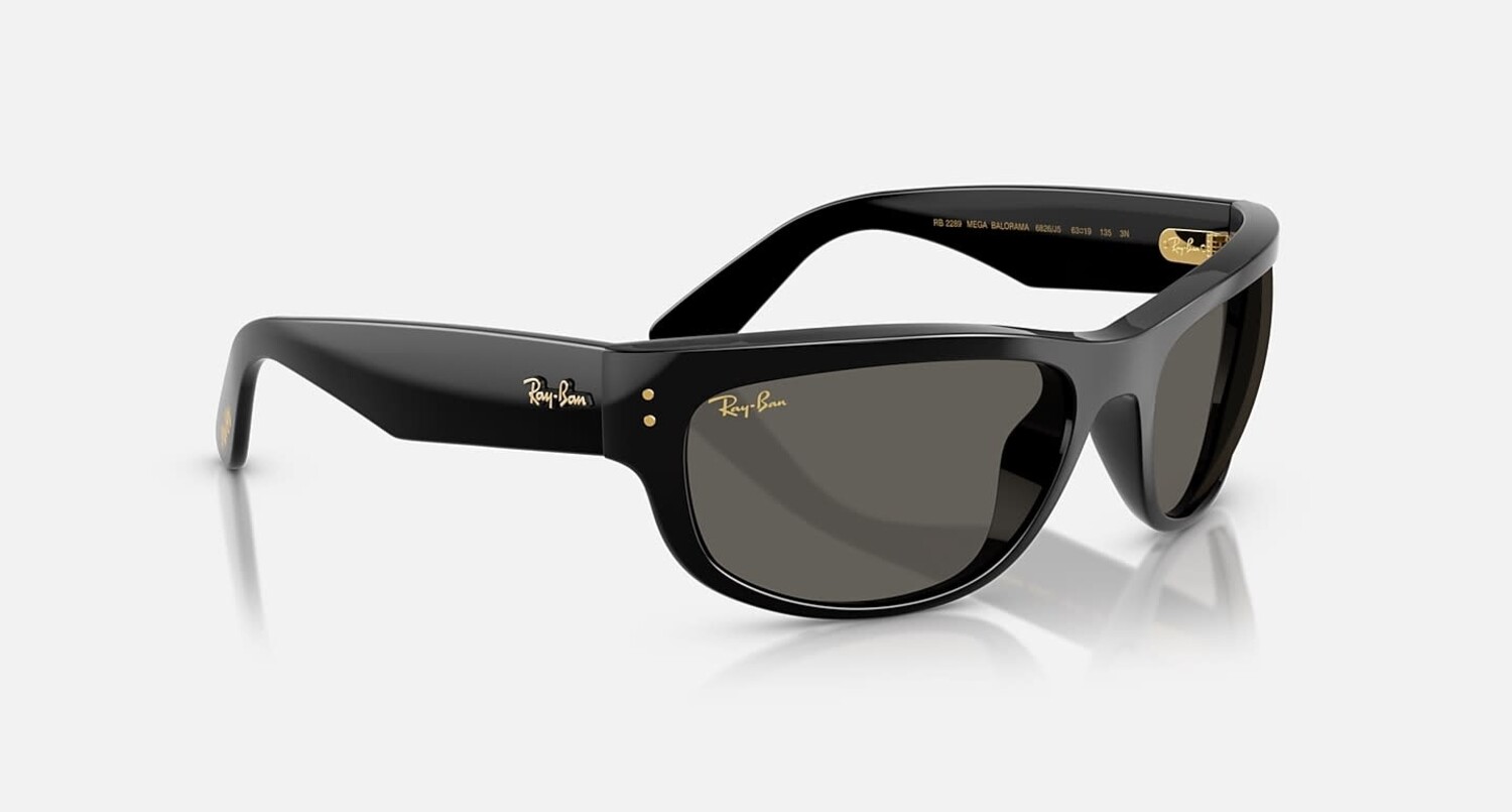 Ray Ban Mega Balorama Large Polished Black | Ultra Black - The