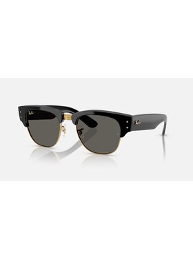 Ray Ban Ray Ban Mega Clubmaster Polished Black on Gold | Ultra Black