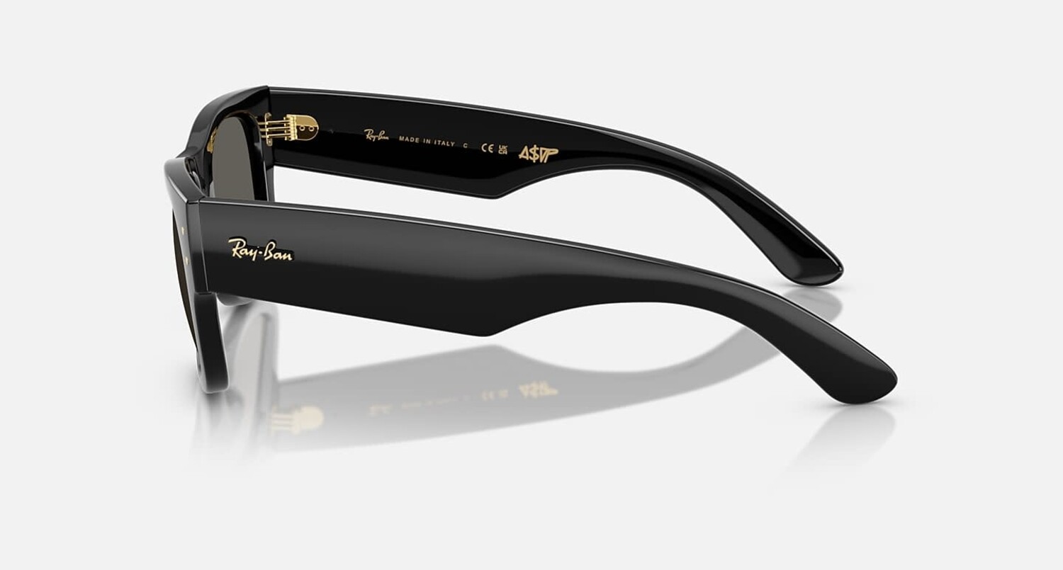 Ray Ban Mega Wayfarer Polished Black | Ultra Black - The Drop Rideshop