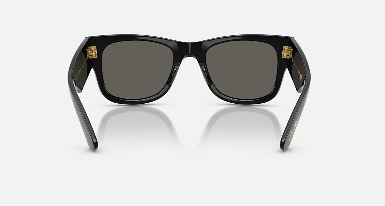 Ray Ban Mega Wayfarer Polished Black | Ultra Black - The Drop Rideshop