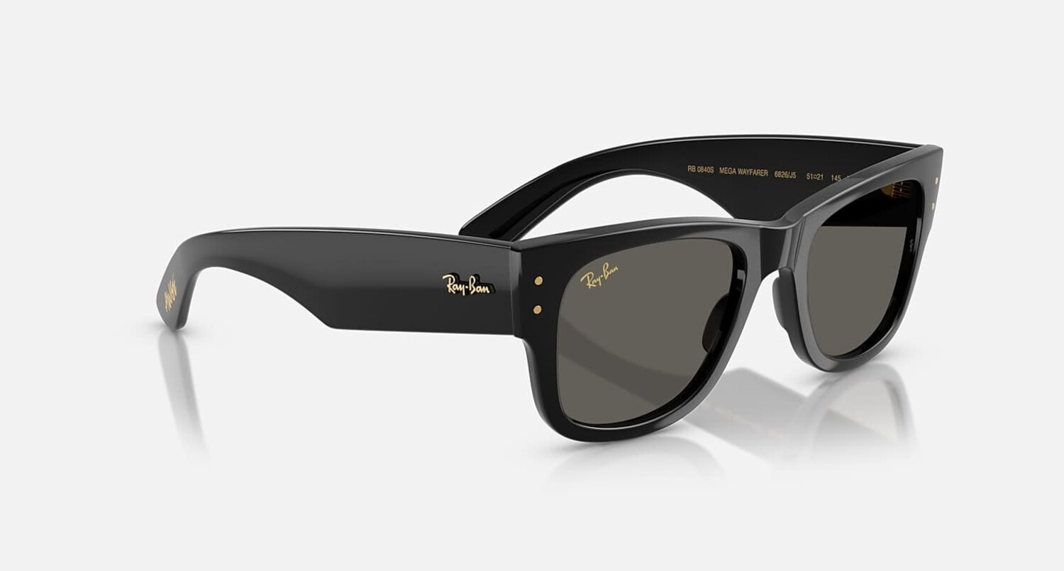 レイバン　MEGA WAYFARER ブラック Ray Ban Mega Wayfarer Polished Black | Ultra Black - The Drop Rideshop