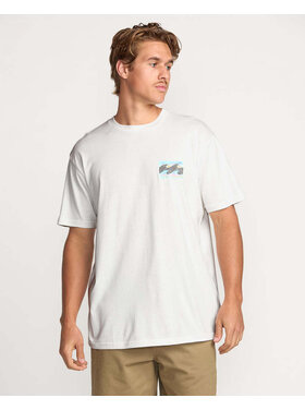 Billabong Billabong Crayon Wave Premium Ss (Mens) | Off White