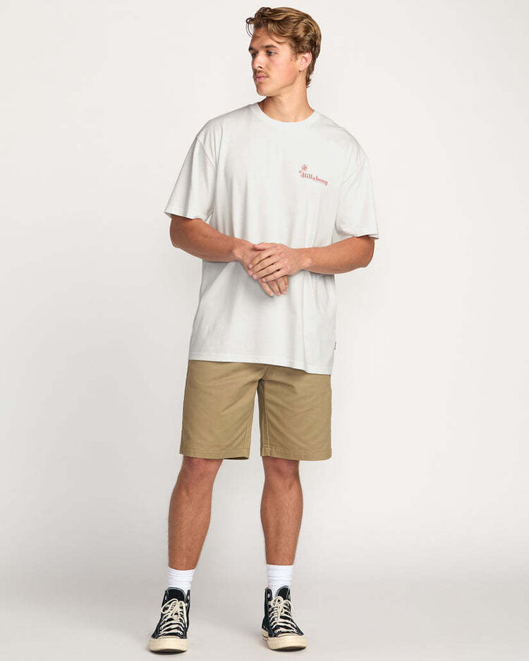 Billabong Billabong Checking In Regular Ss (Mens) | Off White