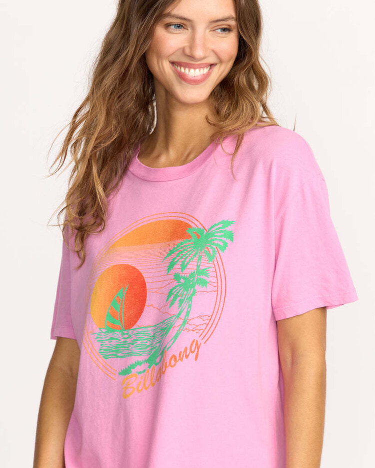 Billabong Billabong Bright New Day Ss Tee (Womens) | Rose