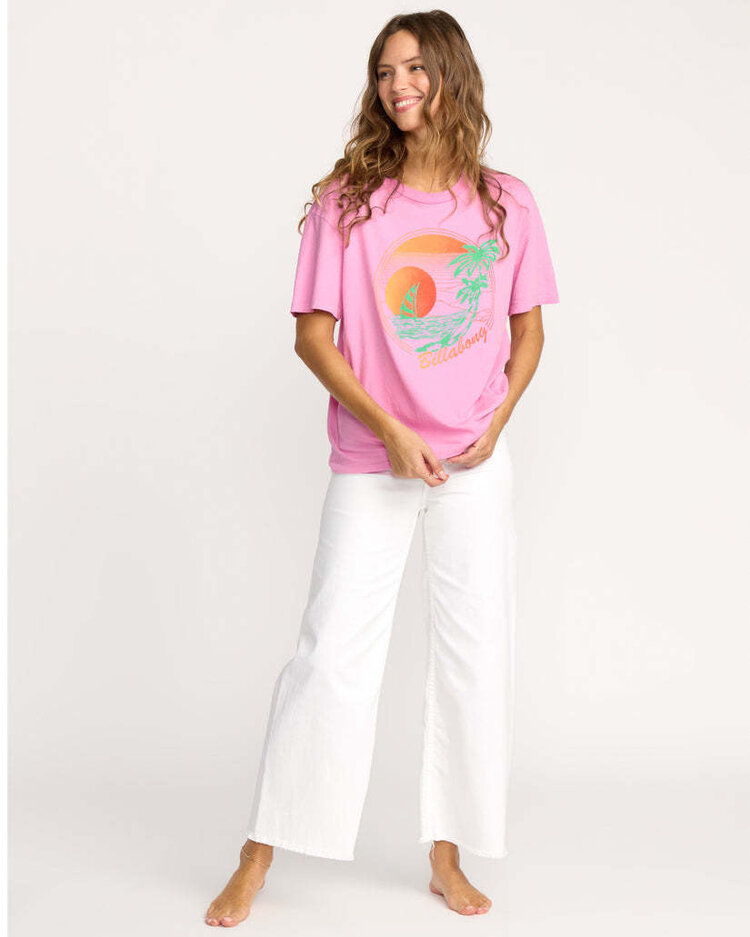 Billabong Billabong Bright New Day Ss Tee (Womens) | Rose