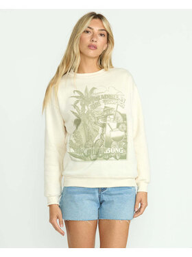 Billabong Billabong Paradise Awaits Crew Fleece (Womens) | White Cap