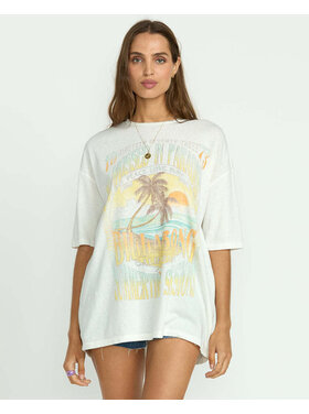 Billabong Billabong Sunset Mindset Ss Tee (Womens) | Stencil Wash