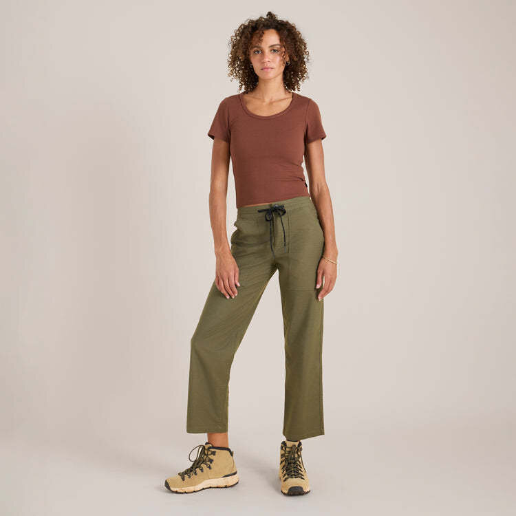 Roark Roark Wind Worn Tee (Womens) | Sepia