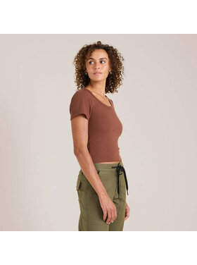 Roark Roark Wind Worn Tee (Womens) | Sepia