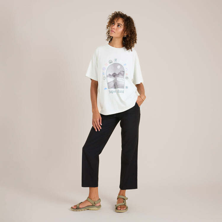 Roark Roark Super Natural Oversized Tee (Womens) | Mist