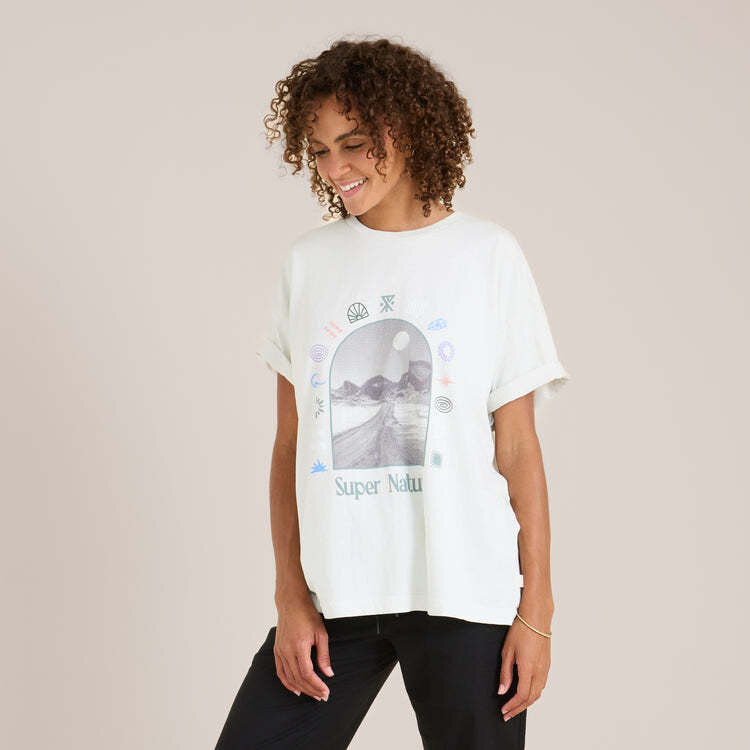 Roark Roark Super Natural Oversized Tee (Womens) | Mist