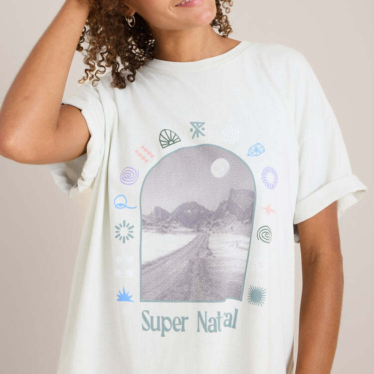 Roark Roark Super Natural Oversized Tee (Womens) | Mist