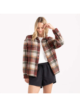 Roark Roark Amberley Ls Flannel (Womens) | Sangria