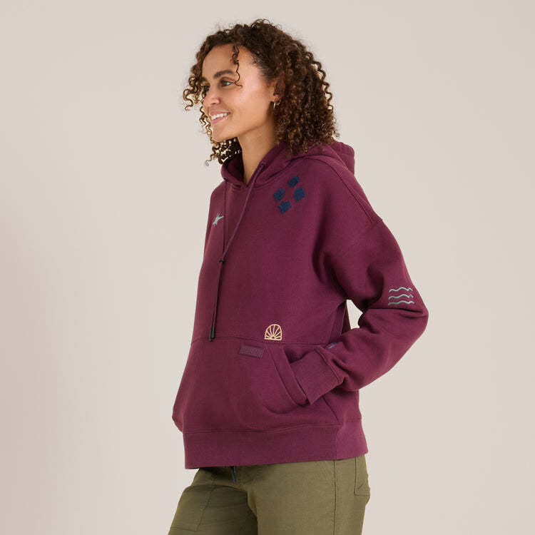 Roark Roark Hiker Hoodie (Womens) | Blackberry