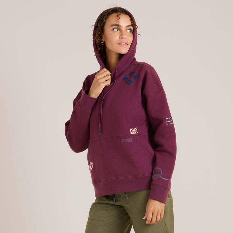 Roark Roark Hiker Hoodie (Womens) | Blackberry
