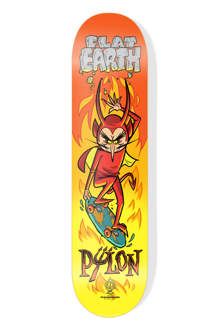 PYLON Pylon Primo Devilderio Deck | Red/Yellow