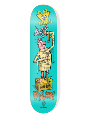 PYLON Pylon Tinfoil Hat Deck | Blue/Yellow