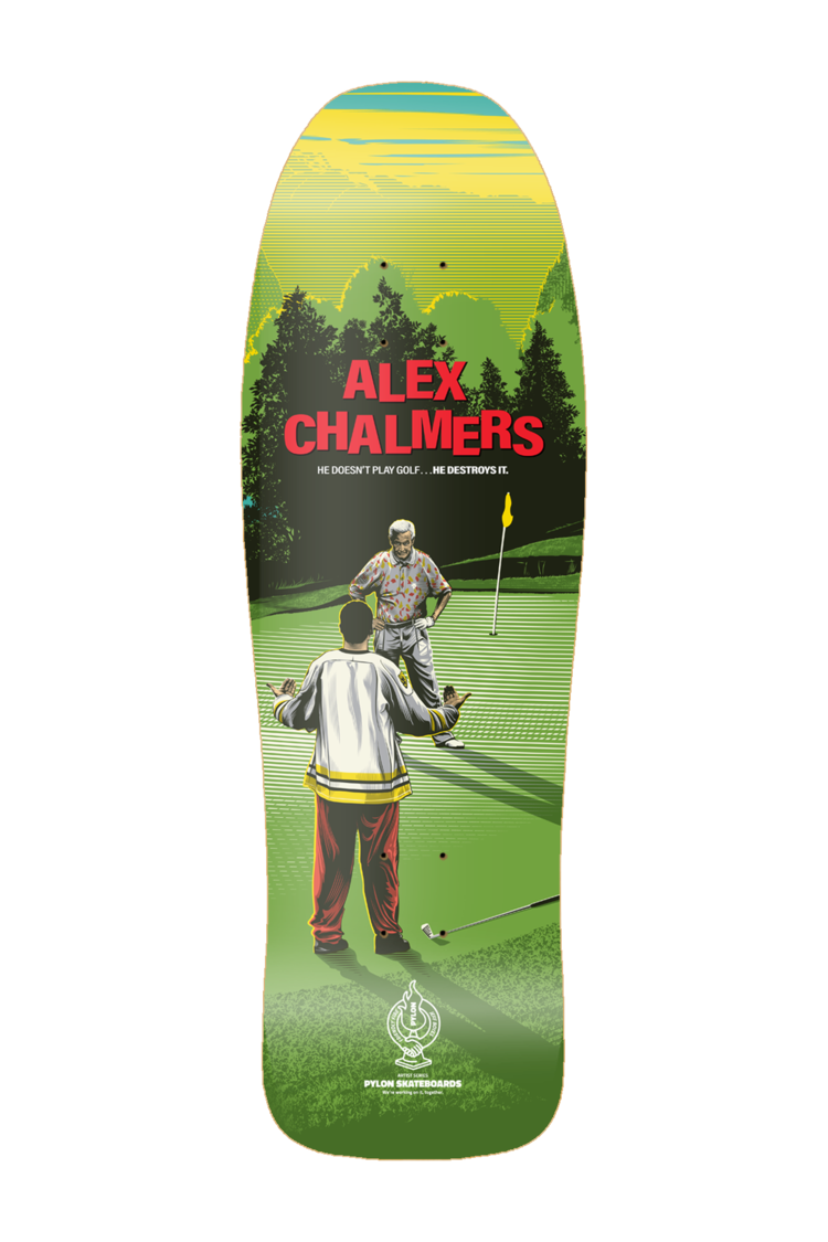 PYLON Pylon Alex C  "The Price Is Wrong" Pro Cruiser Deck | Blue/Yellow/Green