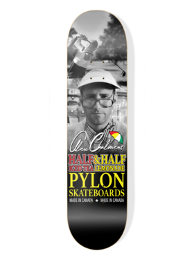 PYLON Pylon Alex C " Half & Half" Pro Deck | Grey/Black