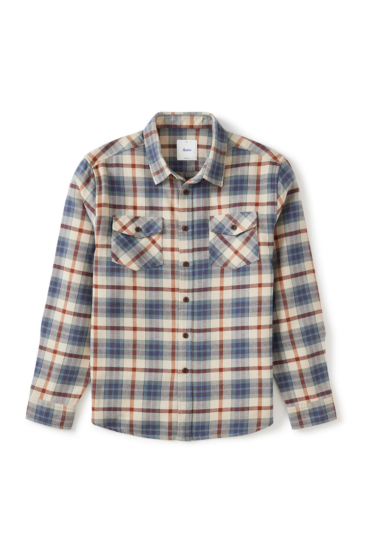 Katin Katin Sierra Flannel (Mens) | Dusty Blue