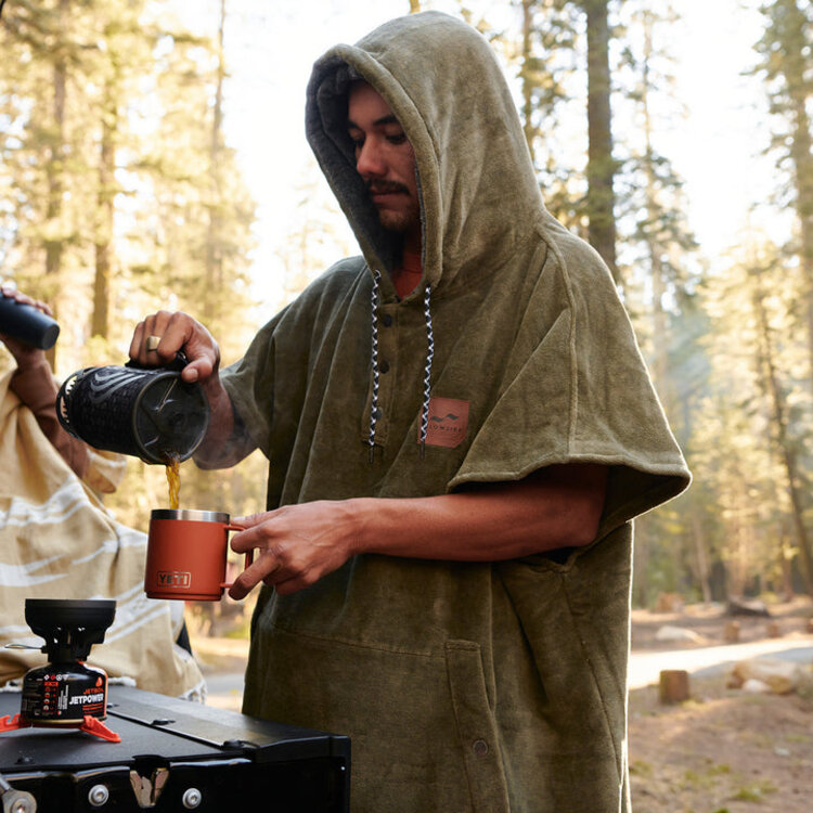 SLOWTIDE Slowtide The Digs Changin Poncho | Green