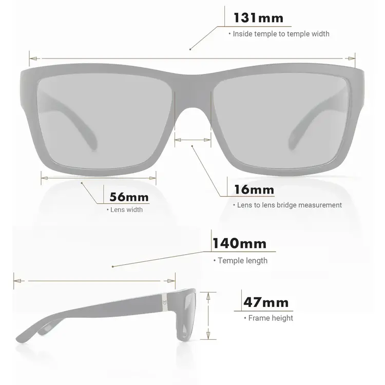 Madson Madson Piston Matte Black | Grey Polarized