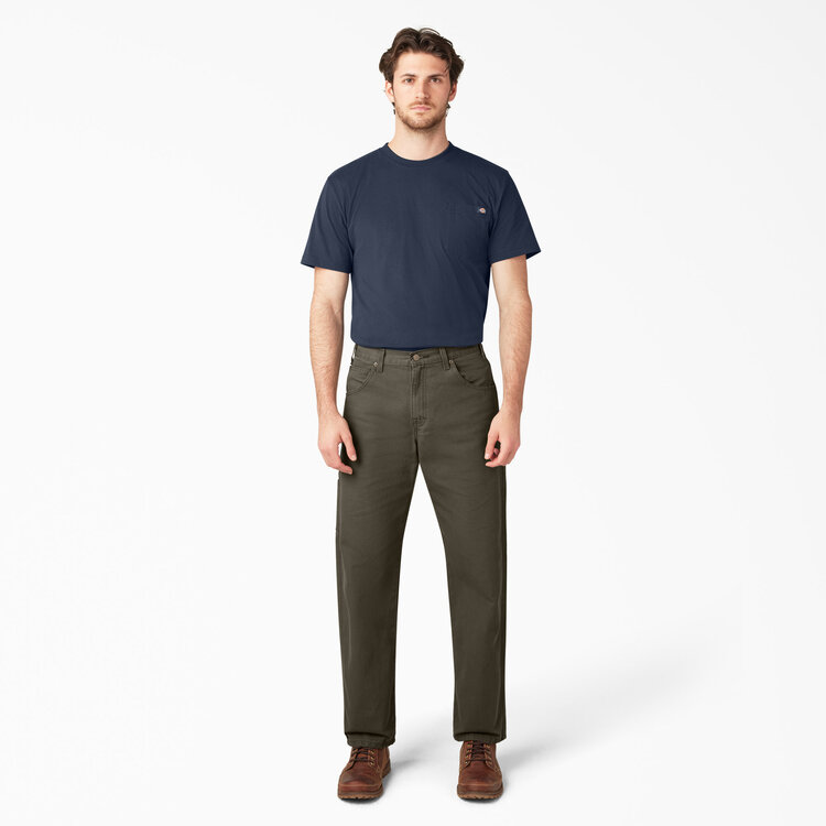 Dickies Dickies Duck Carpenter Jean (Mens) | Rinsed Moss Green