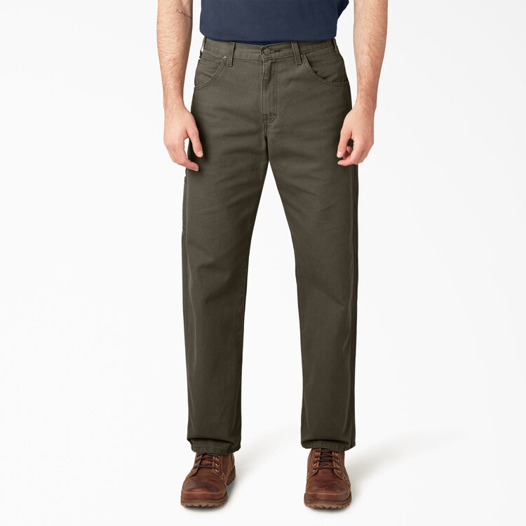 Dickies Dickies Duck Carpenter Jean (Mens) | Rinsed Moss Green