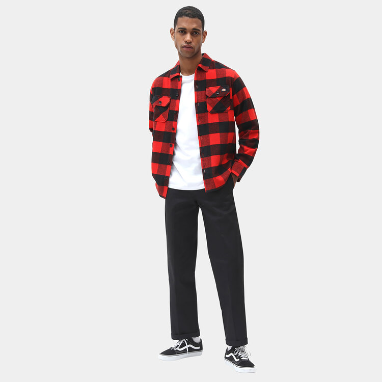 Dickies Dickies Sacramento L/S Shirt (Mens) | Red Plaid