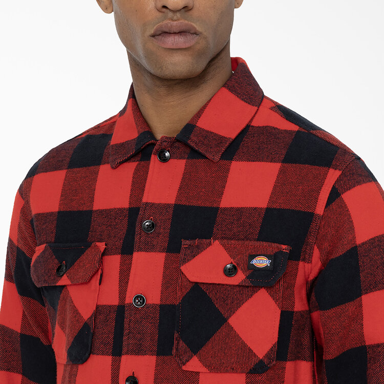 Dickies Dickies Sacramento L/S Shirt (Mens) | Red Plaid