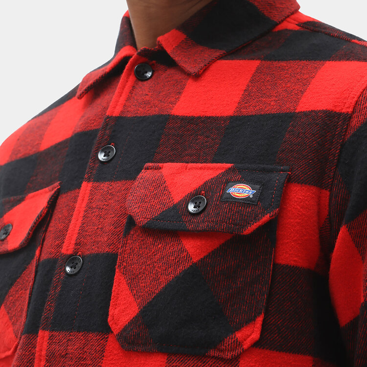Dickies Dickies Sacramento L/S Shirt (Mens) | Red Plaid