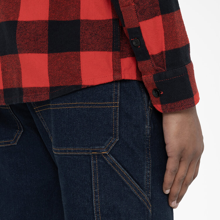 Dickies Dickies Sacramento L/S Shirt (Mens) | Red Plaid