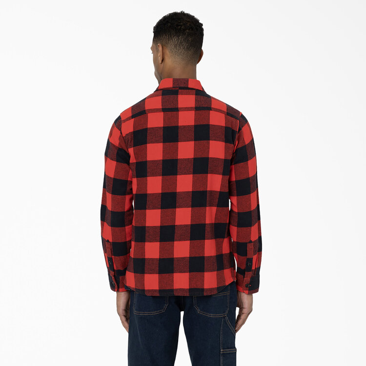 Dickies Dickies Sacramento L/S Shirt (Mens) | Red Plaid