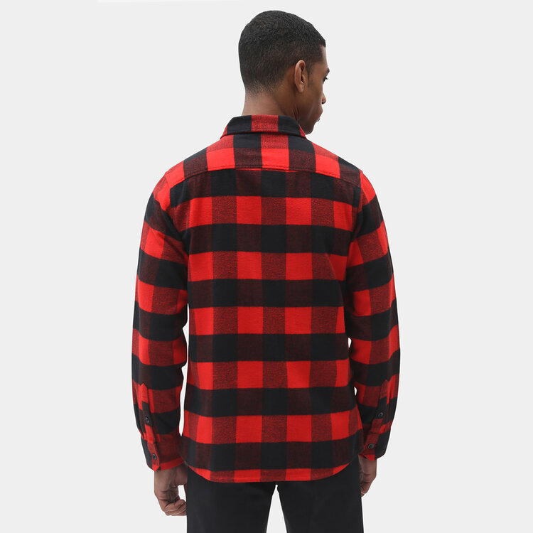 Dickies Dickies Sacramento L/S Shirt (Mens) | Red Plaid