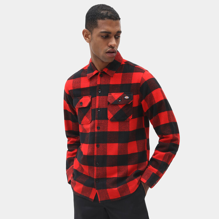 Dickies Dickies Sacramento L/S Shirt (Mens) | Red Plaid