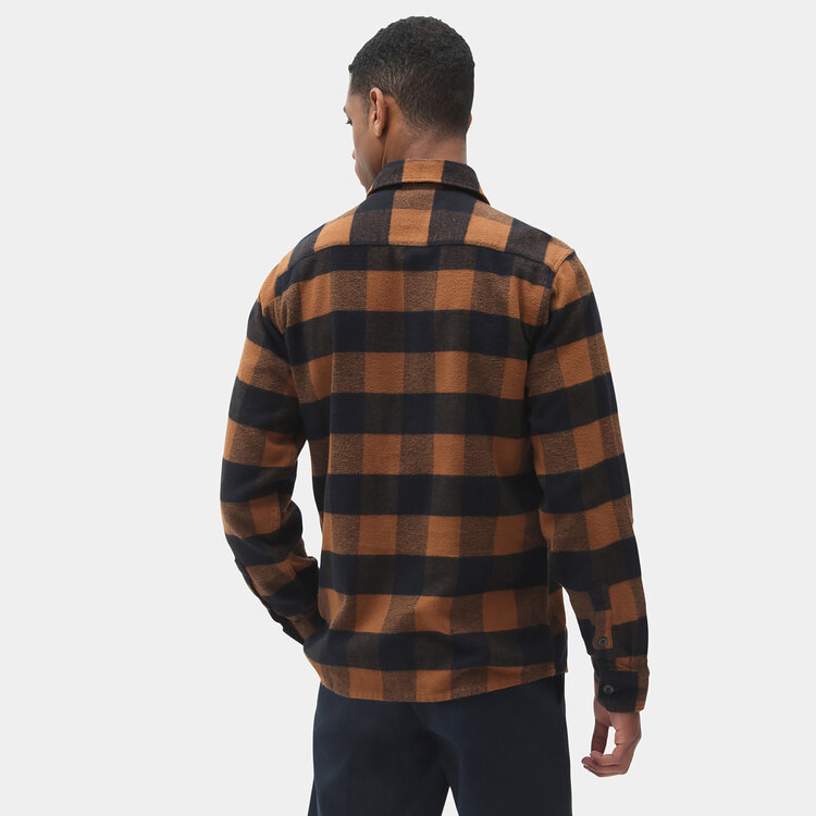 Dickies Dickies Sacramento L/S Shirt (Mens) | Black And Brown Duck Plaid