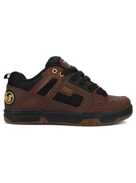 DVS Dvs Comanche (Mens) | Brown/Black/Gold Suede