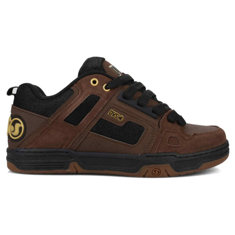 DVS Dvs Comanche (Mens) | Brown/Black/Gold Suede