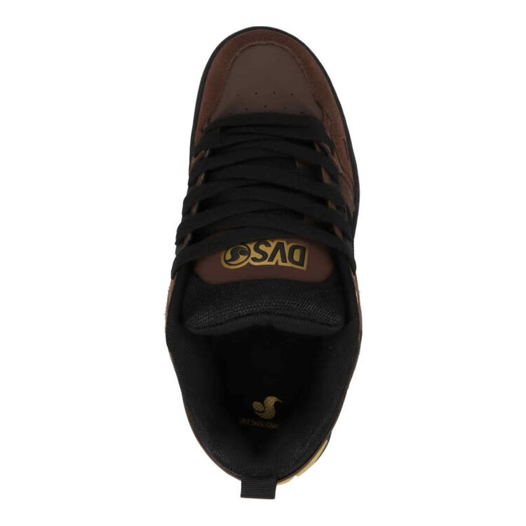 DVS Dvs Comanche (Mens) | Brown/Black/Gold Suede