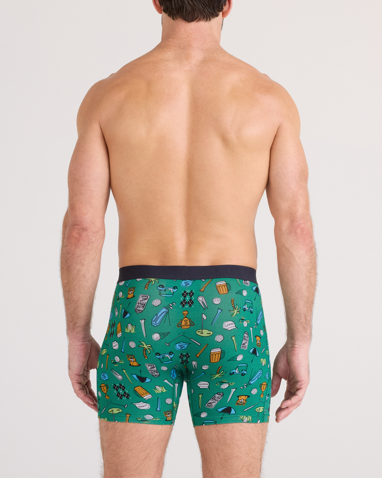 SAXX Saxx Vibe Xtra Soft Comfort Boxer Brief Fly | Fairway Bits-Green