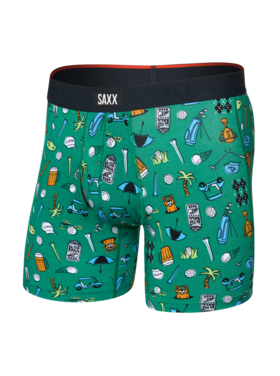 SAXX Saxx Vibe Xtra Soft Comfort Boxer Brief Fly | Fairway Bits-Green