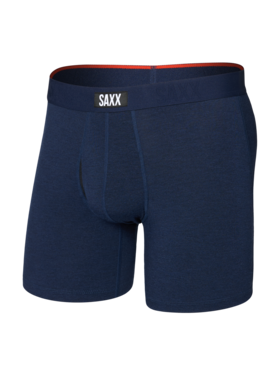 SAXX Saxx Vibe Xtra Soft Comfort Boxer Brief Fly | Dark Navy Heather