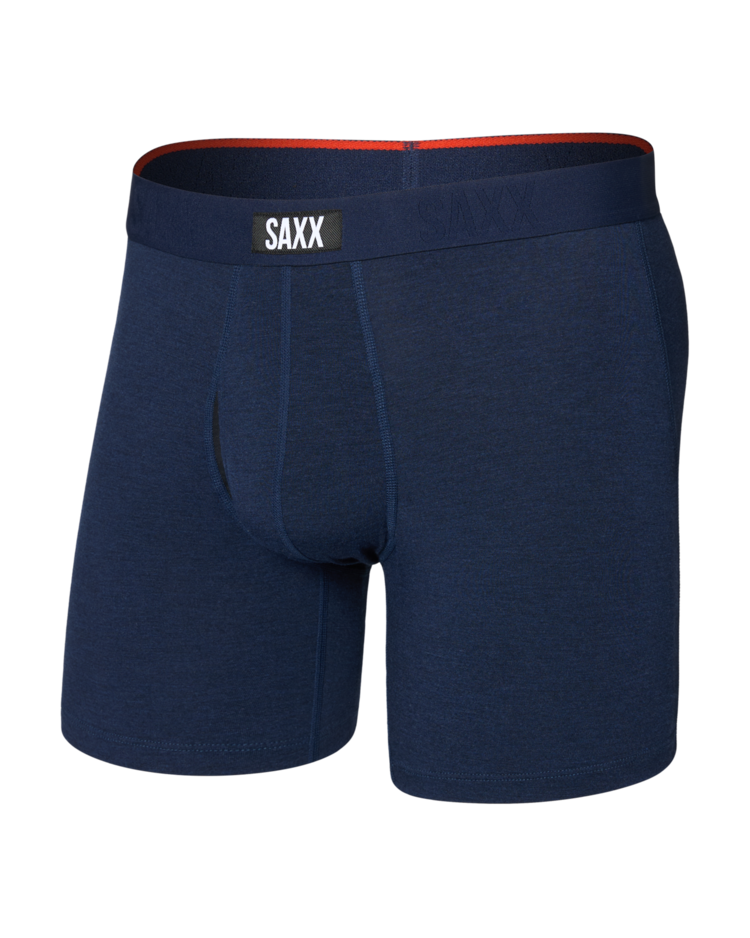SAXX Saxx Vibe Xtra Soft Comfort Boxer Brief Fly | Dark Navy Heather