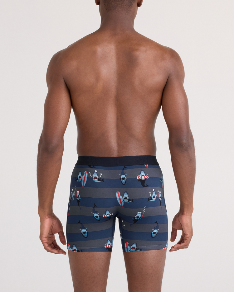 SAXX Saxx Vibe Xtra Soft Comfort Boxer Brief Fly | Shark Bite-Navy