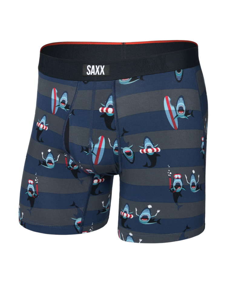 SAXX Saxx Vibe Xtra Soft Comfort Boxer Brief Fly | Shark Bite-Navy