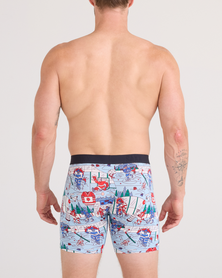 SAXX Saxx Vibe Xtra Soft Comfort Boxer Brief Fly 2Pk | Mitts And Lumber/Black