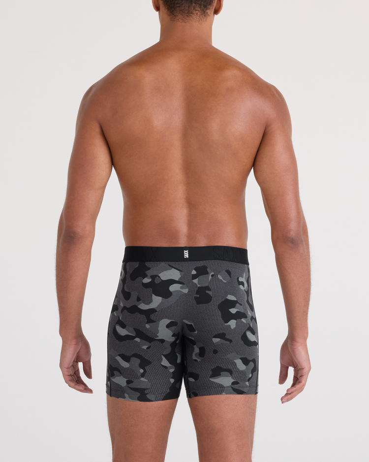 SAXX Saxx Droptemp Cooling Cotton Boxer Brief Fly | Pebble Camo-Graphite